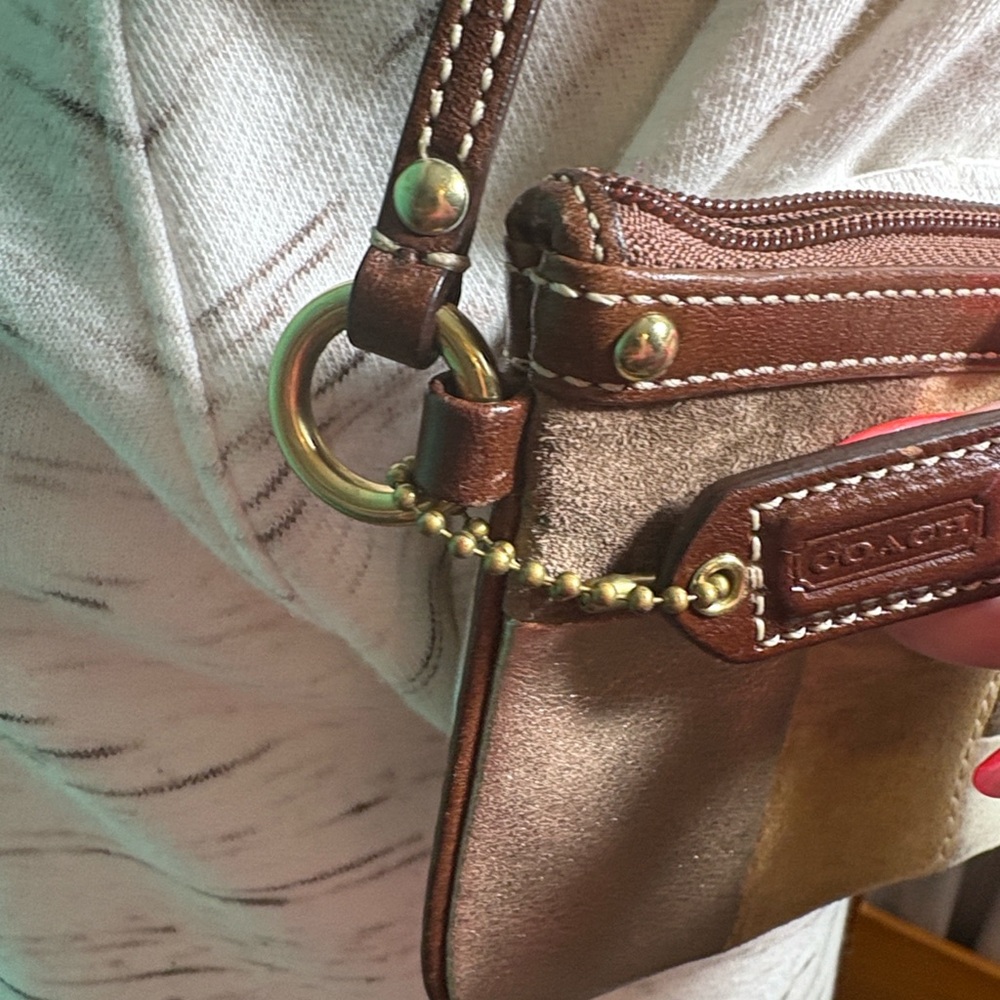 Coach Patchwork Leather Wristlet - image 3